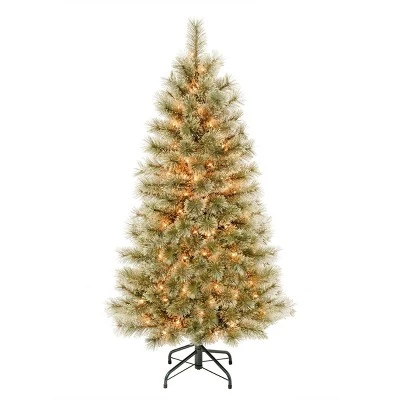 National Tree Company Pre-Lit Arcadia Cashmere Pine Hinged Artificial Christmas Tree Clear Lights 3 National Tree Company Pre-Lit Arcadia Cashmere Pine Hinged Artificial Christmas Tree Clear Lights - Image 3