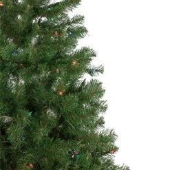 Northlight 6' Pre-Lit Wilson Pine Slim Artificial Christmas Tree, Multi Lights -Christmas Trees Sales Store unnamed file 5931