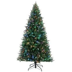 Mr. Christmas Alexa Enabled RGB LED Illuminated Christmas Tree, 6.5'