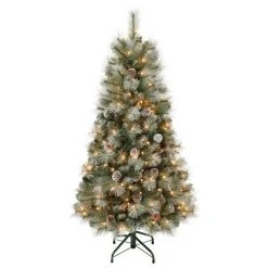 National Tree Company Pre-Lit Perry Pine Hinged Artificial Christmas Tree Clear Lights 6 National Tree Company Pre-Lit Perry Pine Hinged Artificial Christmas Tree Clear Lights -Christmas Trees Sales Store unnamed file 5982
