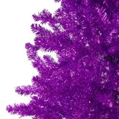Northlight 6' Metallic Purple Tinsel Artificial Christmas Tree - Unlit -Christmas Trees Sales Store unnamed file 6006