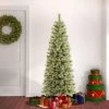 National Tree Company Unlit Slim Arcadia Cashmere Pine Hinged Artificial Christmas Tree