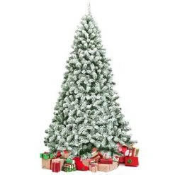 Costway 7.5FT Snow Flocked Artificial Christmas Tree Hinged w/1346 Tip and Foldable Base 17 Costway 7.5FT Snow Flocked Artificial Christmas Tree Hinged w/1346 Tip and Foldable Base -Christmas Trees Sales Store unnamed file 6033