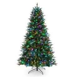 Mr. Christmas Alexa Enabled RGB LED Illuminated Christmas Tree, 7.5'