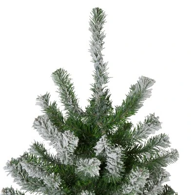 Northlight 6ft Flocked Alpine Artificial Christmas Tree - Unlit 4 Northlight 6ft Flocked Alpine Artificial Christmas Tree - Unlit - Image 4