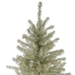 Northlight 6' Unlit Medium Sheer Champagne Tinsel Artificial Christmas Tree -Christmas Trees Sales Store unnamed file 6070