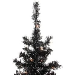 Northlight 6' Pre-Lit Black Artificial Tinsel Christmas Tree, Clear Lights 7 Northlight 6' Pre-Lit Black Artificial Tinsel Christmas Tree, Clear Lights -Christmas Trees Sales Store unnamed file 6079
