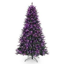 Mr. Christmas Alexa Enabled RGB LED Illuminated Christmas Tree, 7.5' -Christmas Trees Sales Store unnamed file 611