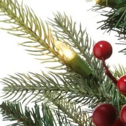 National Tree Company 4' Pre-Lit LED Feel Real Scotch Creek Fir Potted Artificial Christmas Tree White Lights -Christmas Trees Sales Store unnamed file 6127