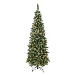 National Tree Company Pre-Lit LED Slim Snowy Oakley Hills Artificial Christmas Tree Warm White Lights 6 National Tree Company Pre-Lit LED Slim Snowy Oakley Hills Artificial Christmas Tree Warm White Lights -Christmas Trees Sales Store unnamed file 6134