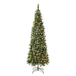 National Tree Company Pre-Lit LED Slim Snowy Oakley Hills Artificial Christmas Tree Warm White Lights 7 National Tree Company Pre-Lit LED Slim Snowy Oakley Hills Artificial Christmas Tree Warm White Lights -Christmas Trees Sales Store unnamed file 6135