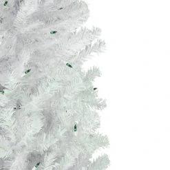 Northlight 6.5' Pre-Lit Woodbury White Pine Pencil Artificial Christmas Tree, Green Lights -Christmas Trees Sales Store unnamed file 6220