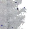 Northlight 3' Pre-Lit White Medium Pine Artificial Christmas Tree - Blue Lights