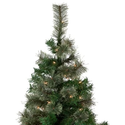 Northlight 6.5' Pre-Lit Oregon Cashmere Pine Artificial Christmas Tree, Clear Lights 4 Northlight 6.5' Pre-Lit Oregon Cashmere Pine Artificial Christmas Tree, Clear Lights - Image 4