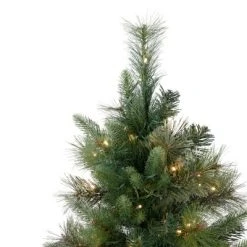 Northlight 4.5' Pre-Lit Kingston Cashmere Pine Artificial Christmas Tree, Warm White LED Lights -Christmas Trees Sales Store unnamed file 6254
