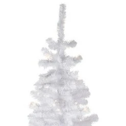 Northlight 6.5' Pre-Lit Pencil White Georgian Pine Artificial Christmas Tree, Warm White LED Lights -Christmas Trees Sales Store unnamed file 6260