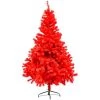 Northlight 6' Scarlett Red Pine Artificial Christmas Tree, Unlit