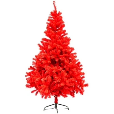 Northlight 6' Scarlett Red Pine Artificial Christmas Tree, Unlit 1 Northlight 6' Scarlett Red Pine Artificial Christmas Tree, Unlit