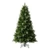 Home Heritage 7 Foot Unlit Cascade Cashmere Pine Artificial Christmas Tree & 2 Pack of Lumations Twinkly App Controlled Wrapped Dome Straight Lights