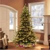 7.5ft Puleo Pre-Lit Full Princess Pine Artificial Christmas Tree Clear Lights