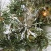 Northlight 7.5' Prelit Artificial Christmas Tree Snow Mountain Pine - Clear Lights