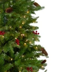 Northlight 7.5’ Pre-Lit Mixed Winter Berry Pine Artificial Christmas Tree - Clear Lights 8 Northlight 7.5’ Pre-Lit Mixed Winter Berry Pine Artificial Christmas Tree - Clear Lights -Christmas Trees Sales Store unnamed file 6350