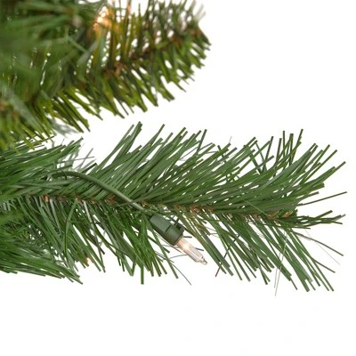 Northlight 7.5' Pre-Lit Chatham Pine Artificial Christmas Tree, Clear Lights 1 Northlight 7.5' Pre-Lit Chatham Pine Artificial Christmas Tree, Clear Lights