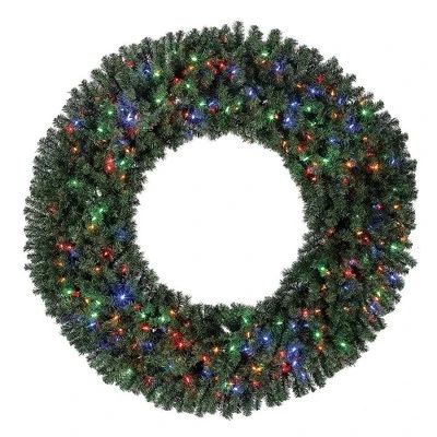 Home Heritage LED Lit Christmas Wreath and Entry Way Artificial Christmas Tree 1 Home Heritage LED Lit Christmas Wreath and Entry Way Artificial Christmas Tree