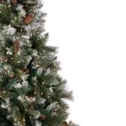 Northlight 7.5' Pre-lit Snow Valley Pine Artificial Christmas Tree, Clear Lights 8 Northlight 7.5' Pre-lit Snow Valley Pine Artificial Christmas Tree, Clear Lights -Christmas Trees Sales Store unnamed file 6407