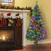 National Tree Company 60" Fiber Optic Evergreen Tree with LED Lights