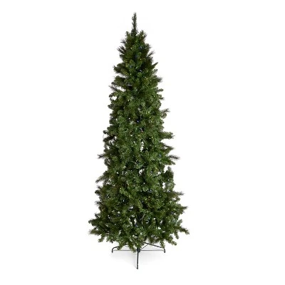 Home Heritage Pre-lit 60in Wreath + 9ft Artificial Cascade Pine Christmas Tree 3 Home Heritage Pre-lit 60in Wreath + 9ft Artificial Cascade Pine Christmas Tree - Image 3