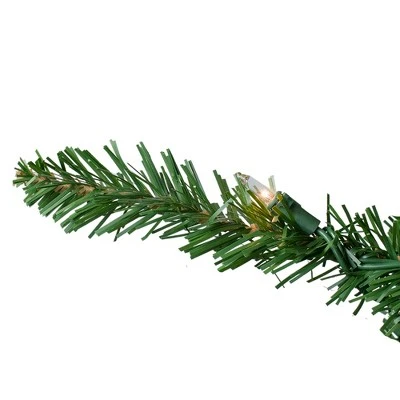 Northlight 10' Pre-Lit Everett Pine Slim Artificial Christmas Tree, Clear Lights 2 Northlight 10' Pre-Lit Everett Pine Slim Artificial Christmas Tree, Clear Lights - Image 2