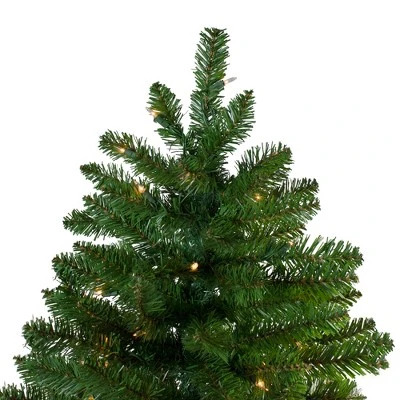 Northlight 10' Pre-Lit Everett Pine Slim Artificial Christmas Tree, Clear Lights 3 Northlight 10' Pre-Lit Everett Pine Slim Artificial Christmas Tree, Clear Lights - Image 3