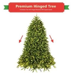 Costway 6ft Pre-lit PVC Christmas Fir Tree Hinged 8 Flash Modes w/ 650 LED Light 13 Costway 6ft Pre-lit PVC Christmas Fir Tree Hinged 8 Flash Modes w/ 650 LED Light -Christmas Trees Sales Store unnamed file 6562