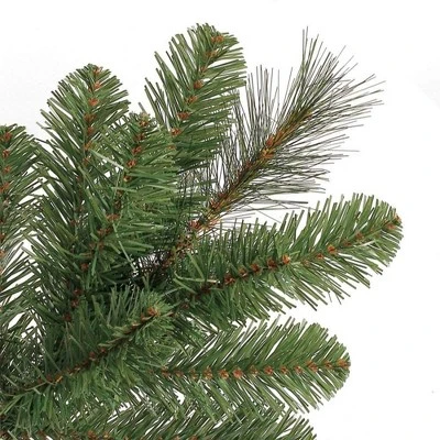 Home Heritage 7 Foot PreLit Artificial Cascade Pine Christmas Holiday Tree and Golden Metal Reliable Rotating Stand with On/Off Switch 3 Home Heritage 7 Foot PreLit Artificial Cascade Pine Christmas Holiday Tree and Golden Metal Reliable Rotating Stand with On/Off Switch - Image 3