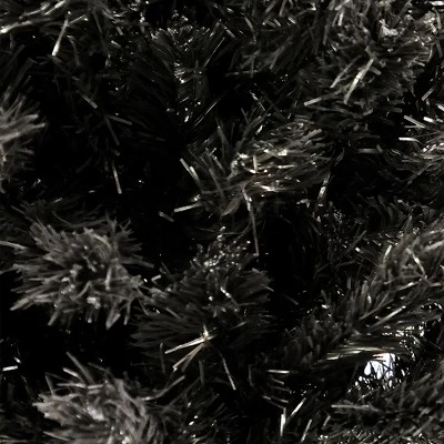 National Tree Company 4 Foot Full Bodied Unlit Sleek Halloween Event Artificial Christmas Holiday Tree with 311 Branch Tips, & Metal Stand, Black 3 National Tree Company 4 Foot Full Bodied Unlit Sleek Halloween Event Artificial Christmas Holiday Tree with 311 Branch Tips, & Metal Stand, Black - Image 3