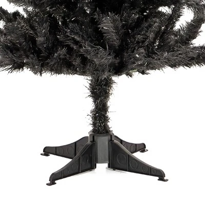 National Tree Company 4 Foot Full Bodied Unlit Sleek Halloween Event Artificial Christmas Holiday Tree with 311 Branch Tips, & Metal Stand, Black 4 National Tree Company 4 Foot Full Bodied Unlit Sleek Halloween Event Artificial Christmas Holiday Tree with 311 Branch Tips, & Metal Stand, Black - Image 4