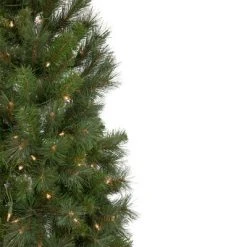 Northlight 6.5' Pre-Lit Medium Beaver Pine Artificial Christmas Wall Tree, Clear Lights 10 Northlight 6.5' Pre-Lit Medium Beaver Pine Artificial Christmas Wall Tree, Clear Lights -Christmas Trees Sales Store unnamed file 6657