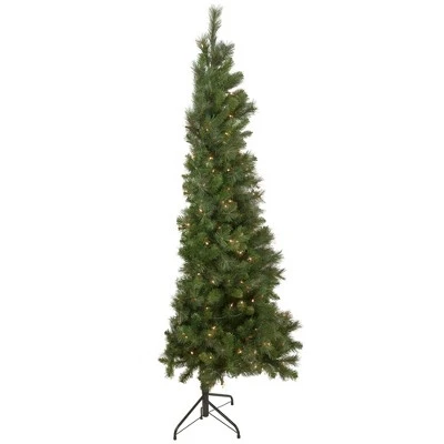 Northlight 6.5' Pre-Lit Medium Beaver Pine Artificial Christmas Wall Tree, Clear Lights 5 Northlight 6.5' Pre-Lit Medium Beaver Pine Artificial Christmas Wall Tree, Clear Lights - Image 5
