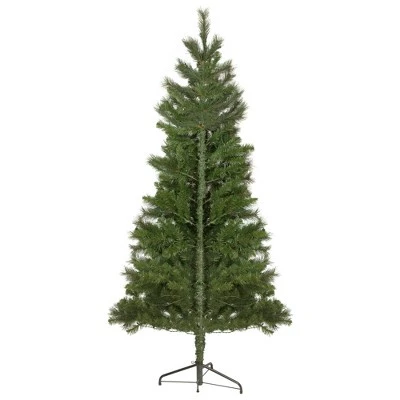 Northlight 6.5' Pre-Lit Medium Beaver Pine Artificial Christmas Wall Tree, Clear Lights 6 Northlight 6.5' Pre-Lit Medium Beaver Pine Artificial Christmas Wall Tree, Clear Lights - Image 6