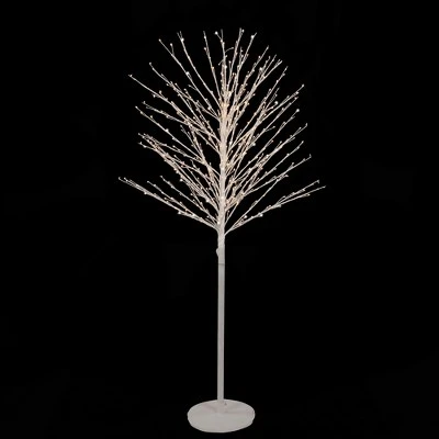 Northlight 5' White LED Lighted Christmas Twig Tree - Warm White Lights 2 Northlight 5' White LED Lighted Christmas Twig Tree - Warm White Lights - Image 2