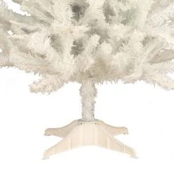 National Tree Company 4 Foot Full Bodied Unlit Snowy Festive Artificial Christmas Holiday Tree with 311 Branch Tips, & Metal Stand, White -Christmas Trees Sales Store unnamed file 6764