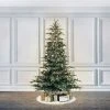 Primo International Puleo International Prelit Artificial Montclair Fir Holiday Tree with Clear Lights, Hinged Branches, & Stand