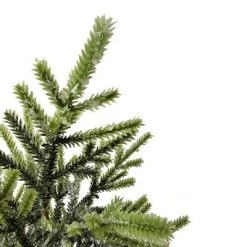 Northlight 16.5" Frosted Ice Pine Tree in Natural Jute Base Christmas Decoration