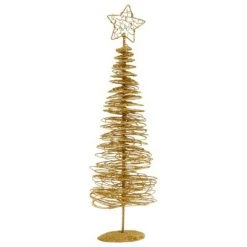 Juvale 2 Pack Small Gold Christmas Trees for Tabletop, Holiday Decorations, 10.5 x 3 x 3 inches 7 Juvale 2 Pack Small Gold Christmas Trees for Tabletop, Holiday Decorations, 10.5 x 3 x 3 inches -Christmas Trees Sales Store unnamed file 6933