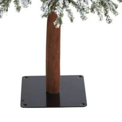 7ft Nearly Natural Pre-Lit Flocked Slim Grand Alpine Artificial Christmas Tree Clear Lights -Christmas Trees Sales Store unnamed file 6942