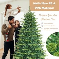 Tangkula APP Controlled Christmas Tree, PE/PVC Xmas Tree w/ Color Changing LED Lights & Branch Tips -Christmas Trees Sales Store unnamed file 6963