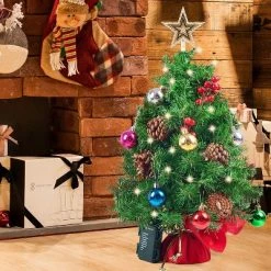 Joiedomi 23" Prelit Tabletop Christmas Tree with Multicolored Lights -Christmas Trees Sales Store unnamed file 6985
