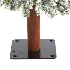 3ft Nearly Natural Pre-Lit Flocked Grand Alpine Artificial Christmas Tree Clear Lights -Christmas Trees Sales Store unnamed file 7011