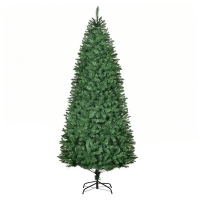 HOMCOM 7.5ft Tall Pre-lit Pine Artificial Christmas Tree with Realistic Branches, 450 Warm White LED Lights and 1146 Tips 3 HOMCOM 7.5ft Tall Pre-lit Pine Artificial Christmas Tree with Realistic Branches, 450 Warm White LED Lights and 1146 Tips - Image 3